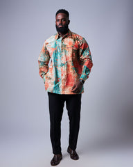 Wax Print Shirt (Long Sleeve)