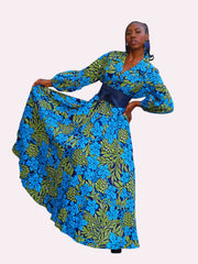 Premium African Print Abena Dress