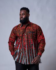 Wax Print Shirt (Long Sleeve)