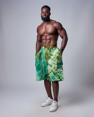 Lightweight Linen Batik Adventure Shorts