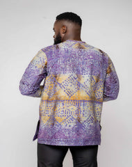 Batik Men's Long Sleeve Shirt - YvonneEx