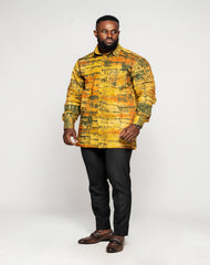 Batik Men's Long Sleeve Shirt - YvonneEx