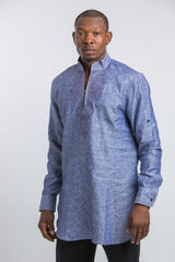 Men's Breathable Linen Shirt - Slim Fit