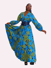 Premium African Print Abena Dress