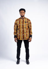 Men's African-Inspired Print Shirt