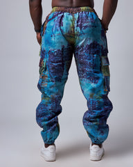Heritage Batik Linen Cargo Pants
