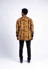 Men's African-Inspired Print Shirt