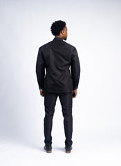 Men’s Classic Mud-Cloth Patch Shirt