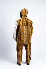 Full Mud Cloth Hooded Jacket & Cargo Pant Set