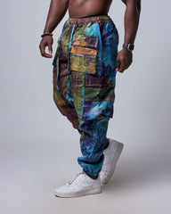 Heritage Batik Linen Cargo Pants
