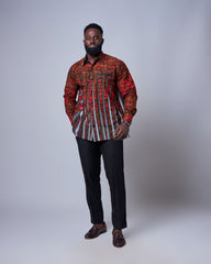 Wax Print Shirt (Long Sleeve)