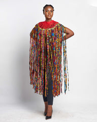 Ankara Women's Mesh Mini jacket - YvonneEx