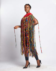 Ankara Women's Mesh Mini jacket - YvonneEx