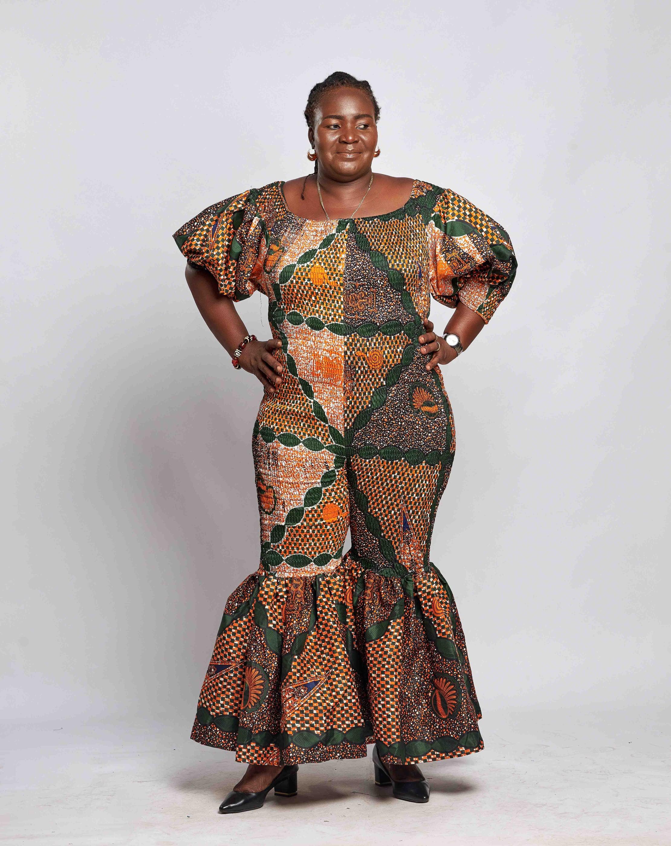 Ankara Women Elastic Maxi Dress - YvonneEx