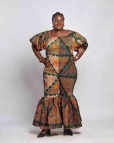 Ankara Women Elastic Maxi Dress - YvonneEx