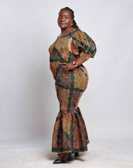 Ankara Women Elastic Maxi Dress - YvonneEx