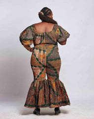 Ankara Women Elastic Maxi Dress - YvonneEx