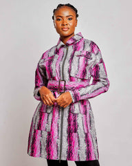 Ankara Women's Short Jacket - YvonneEx