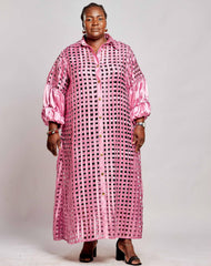 Satin Women's Mesh Jacket with Pressed Buttons - YvonneEx