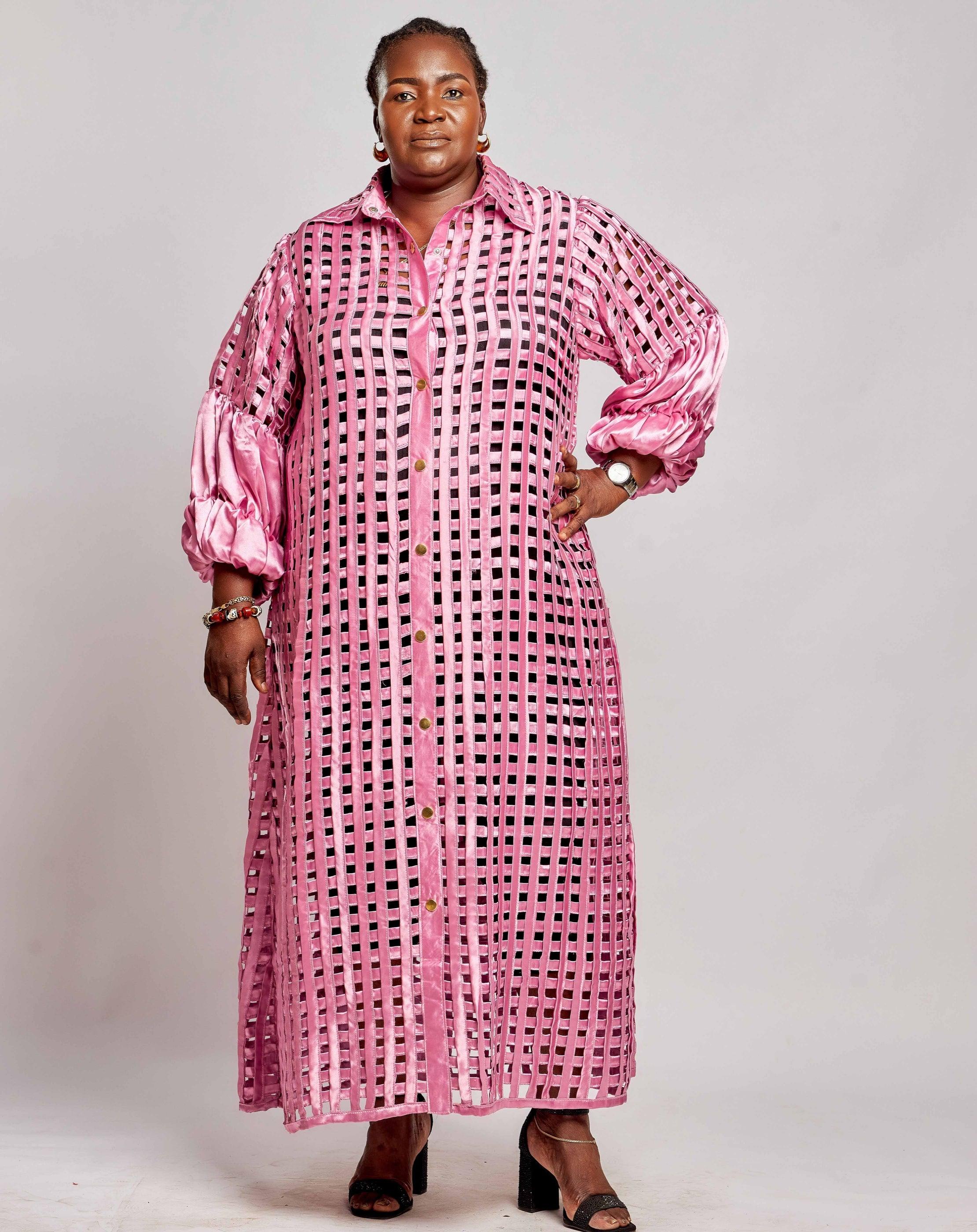 Satin Women's Mesh Jacket with Pressed Buttons - YvonneEx