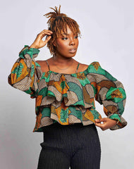 Ankara Women throw over jacket - YvonneEx