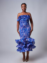 Ankara Elastic Bodycon Dress