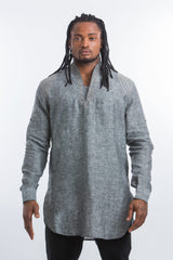Men's Breathable Linen Shirt - Slim Fit