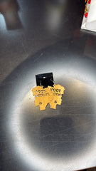 100% Natural Wooden Afro Queen Earrings - African Silhouette Jewelry