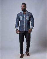 Denim Fusion Shirt (Slim Fit)