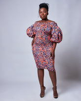 Ankara Elastic Form Fitting Dress