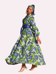 Premium African Print Yaa Dress