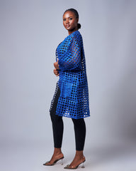Ankara Lattice Statement Jacket