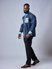 Denim Fusion Shirt - LS