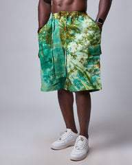 Lightweight Linen Batik Adventure Shorts