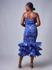 Ankara Elastic Bodycon Dress