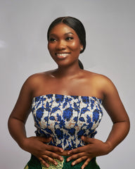 Ankara Print Tube Top