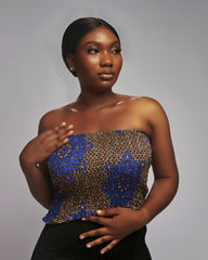 Ankara Print Tube Top