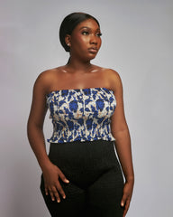 Ankara Print Tube Top