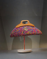 Hand Woven Wood Clutch Bag