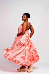 Women's Linen Flare Dress - YvonneEx