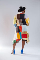 Linen Patched Dress (Short) - YvonneEx