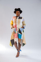 Linen Patched Dress (Short) - YvonneEx