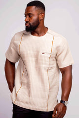 Linen Men's Shirt (Short Sleeves) - YvonneEx