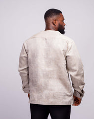 Linen Men's Shirt (Long Sleeves) - YvonneEx