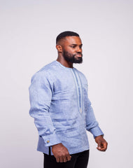 Linen Men's Shirt (Long Sleeves) - YvonneEx