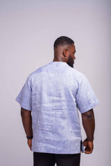 Linen Men's Shirt (Short Sleeves) - YvonneEx