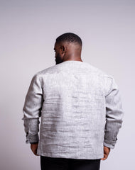 Linen Men's Shirt (Long Sleeves) - YvonneEx