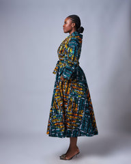 Ankara Short Jacket Dress