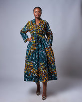 Ankara Short Jacket Dress