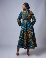 Ankara Short Jacket Dress